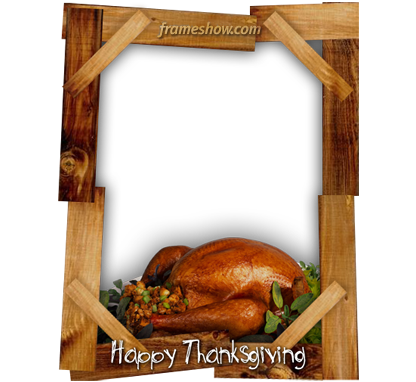 Happy Thanksgiving photo frame