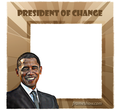 Barack Obama photo frame