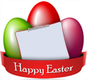 Happy Easter photo frame