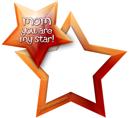 mom star mothers day photo frame