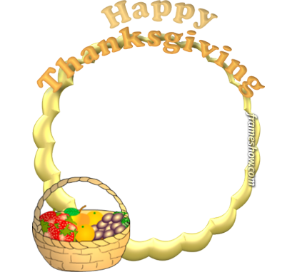 Happy Thanksgiving image frame