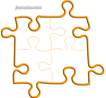 family puzzle photo frame
