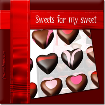 sweet chocolates Happy Valentine's day