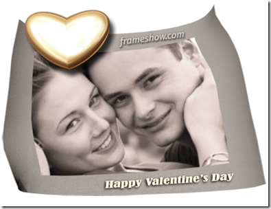 Happy Valentine's day photo frame