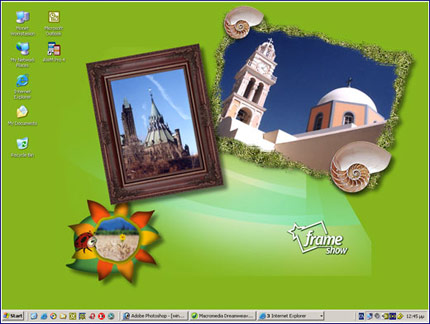 frame, digital photo, desktop, software